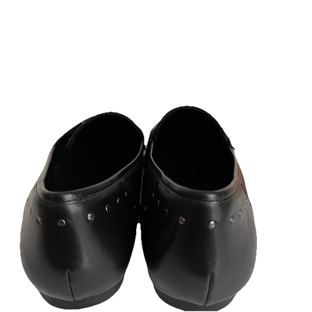 Frye & Co. Women’s Elara Closed Toe Loafers Size 8M Black With Gunmetal Studs - Picture 5 of 7